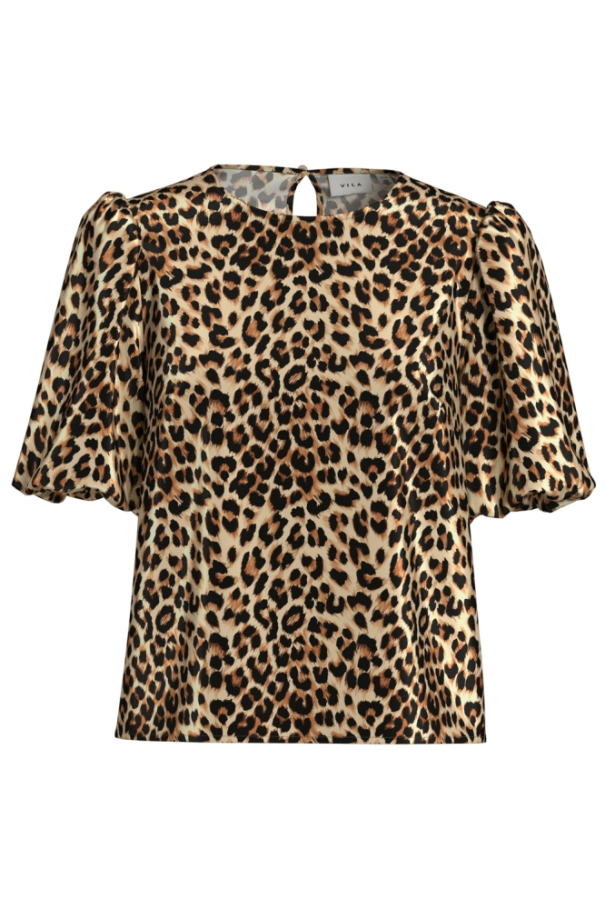VIELLETTE 2/4 SATIN PUFF TOP - NOOS 14107986 CARAMEL CAFE